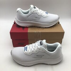 Skechers Go Run Consistent 2.0 Engaged Womens Size 10 White 128605/WBK NEW